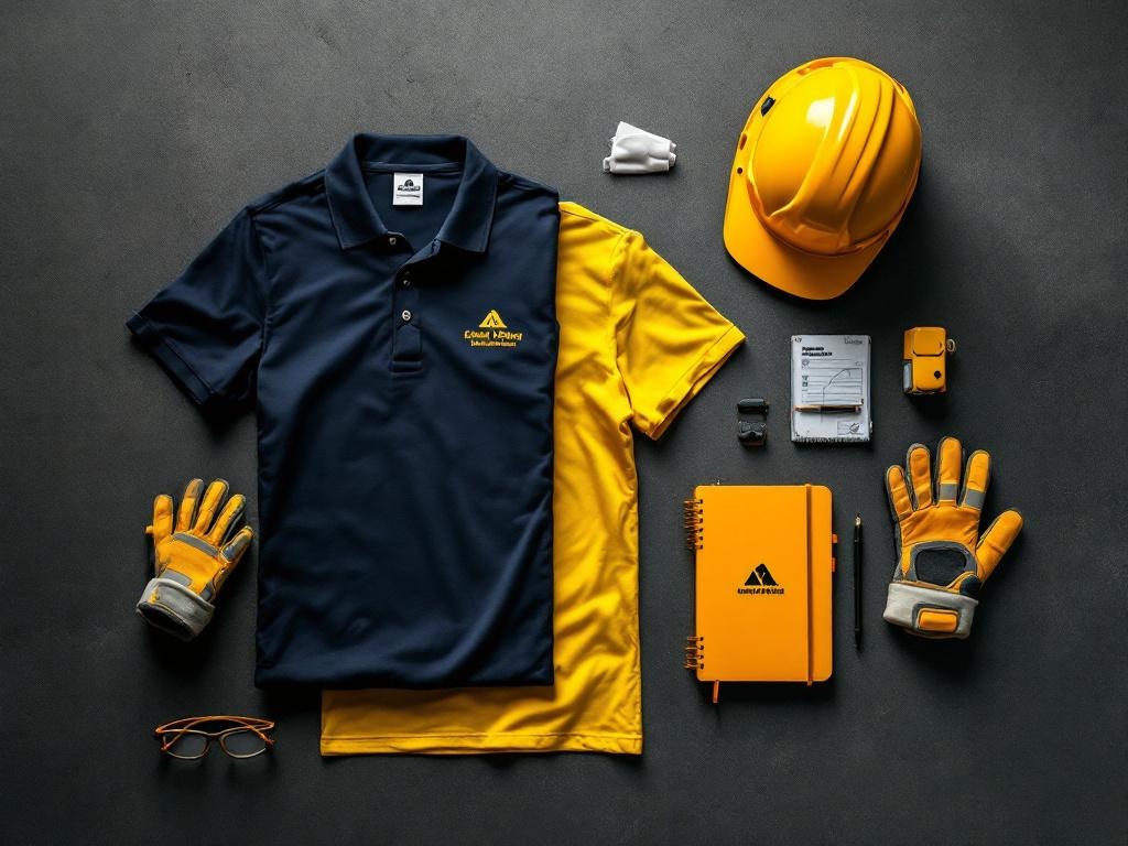 Construction foreman in embroidered work shirt with FOREMAN callout on a Las Vegas jobsite