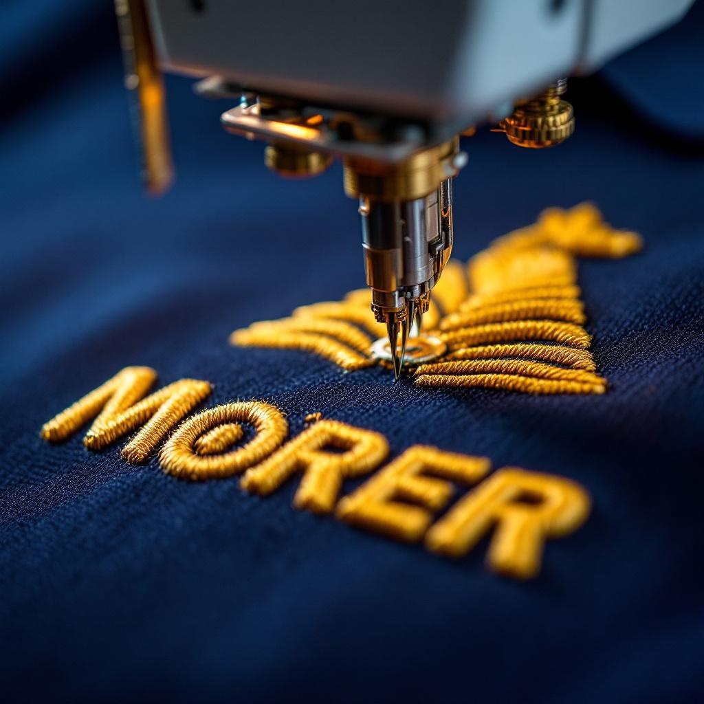 Embroidered service polos